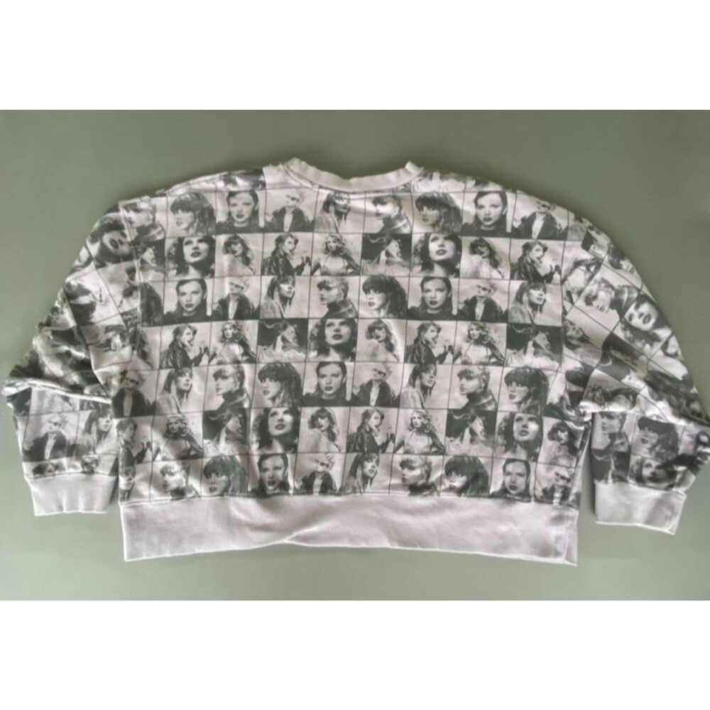 Taylor Swift The Eras Tour Sweatshirt Photo Collage Crewneck Oversized XL - Picture 2 of 11